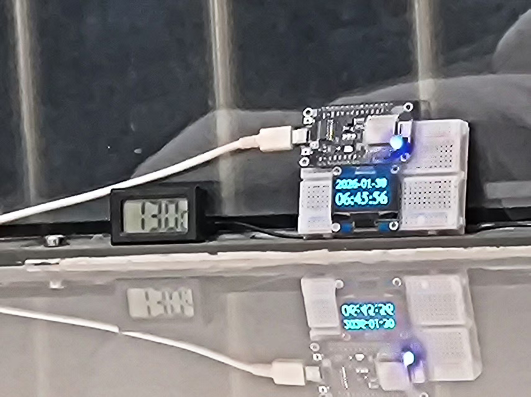 ESP8266 OLED多功能网络时钟12.5-单片机/MCU论坛-芯查查